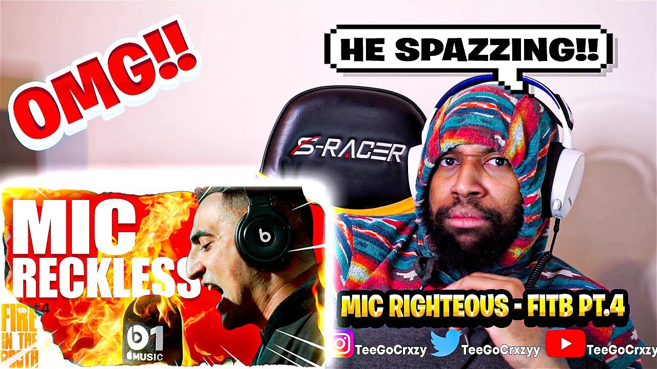 UK WHAT UP🇬🇧!!! Mic Reckless / Mic Righteous - Fire In The Booth pt4 (REACTION)