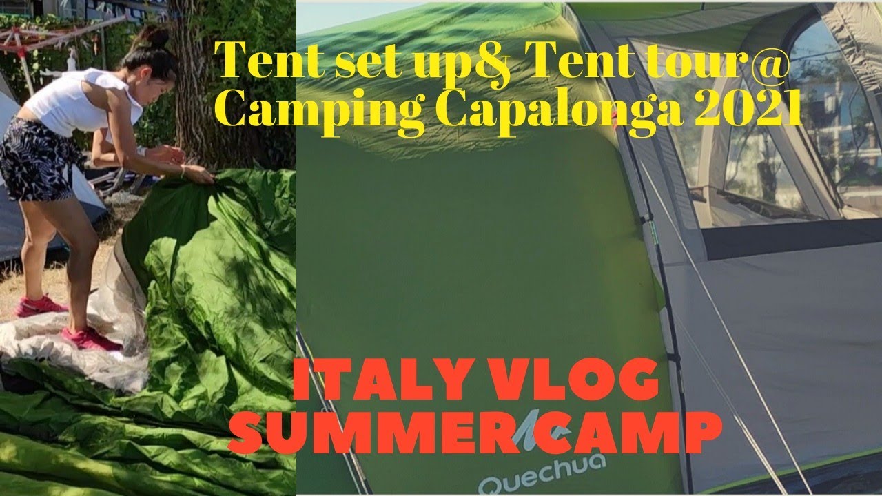 Arpenaz Family 6.3XL || Tent set up & Tent viewing