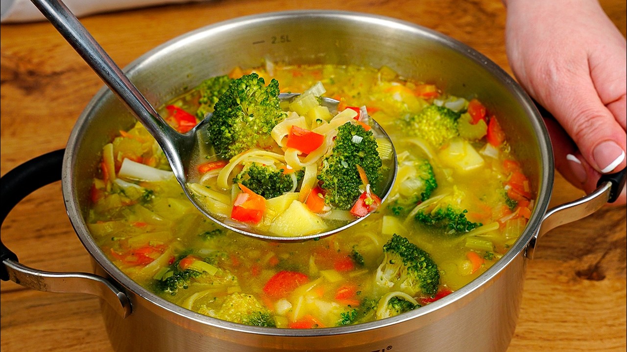 This vegetable soup saved my life! I can't stop making this soup every day!