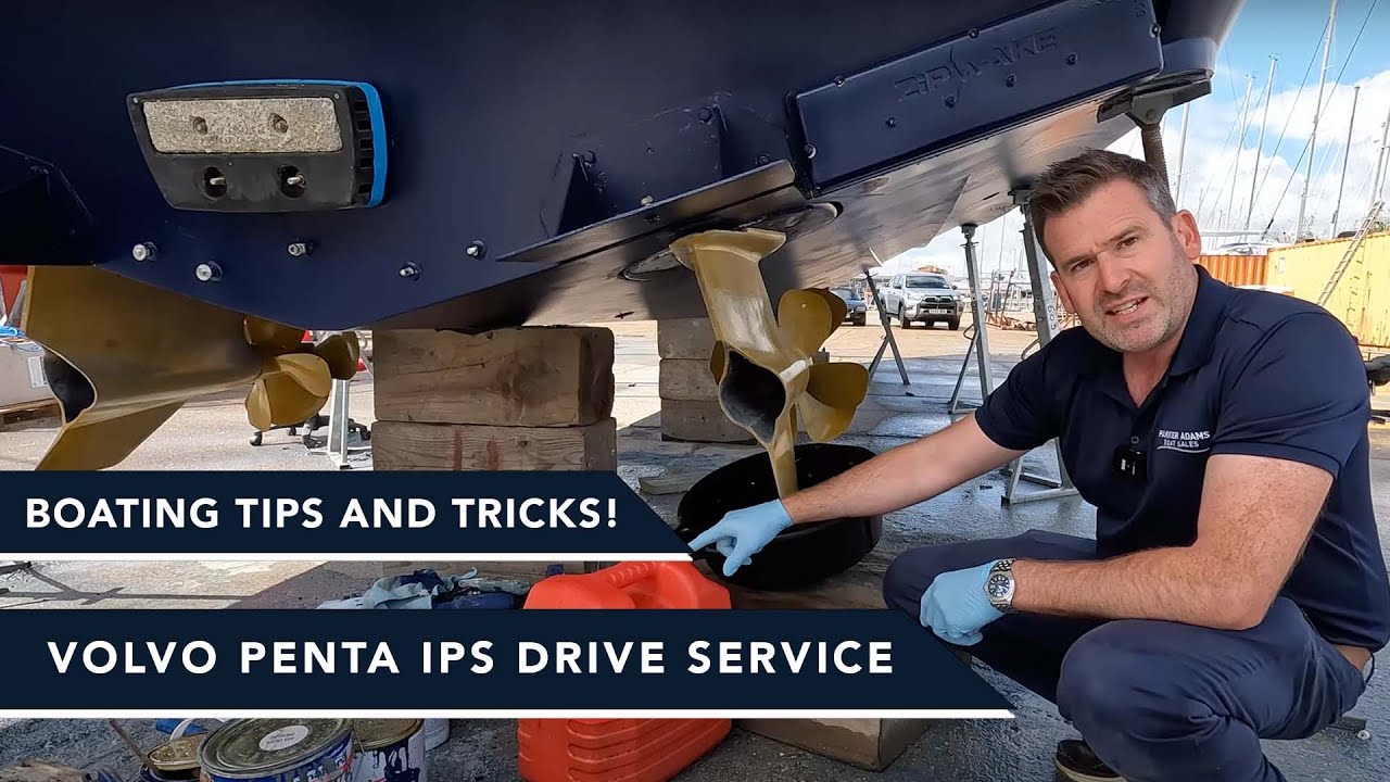 Boating Tips and Tricks! Servicing Volvo Penta  IPS Drives