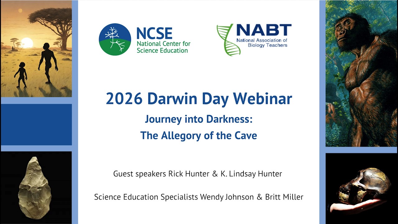 2026 Darwin Day Webinar: Journey into Darkness: The Allegory of the Cave
