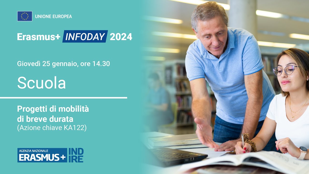Infoday sui Progetti di Mobilità di breve durata  per la scuola (KA122)
