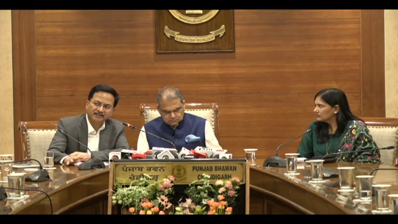 [Live] Cabinet Minister Sanjeev Arora interacting with mediapersons at Punjab Bhawan, Chandigarh.