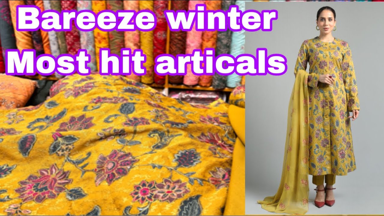 Bareeze embroidered winter collection 2023|| most demanding hit articals