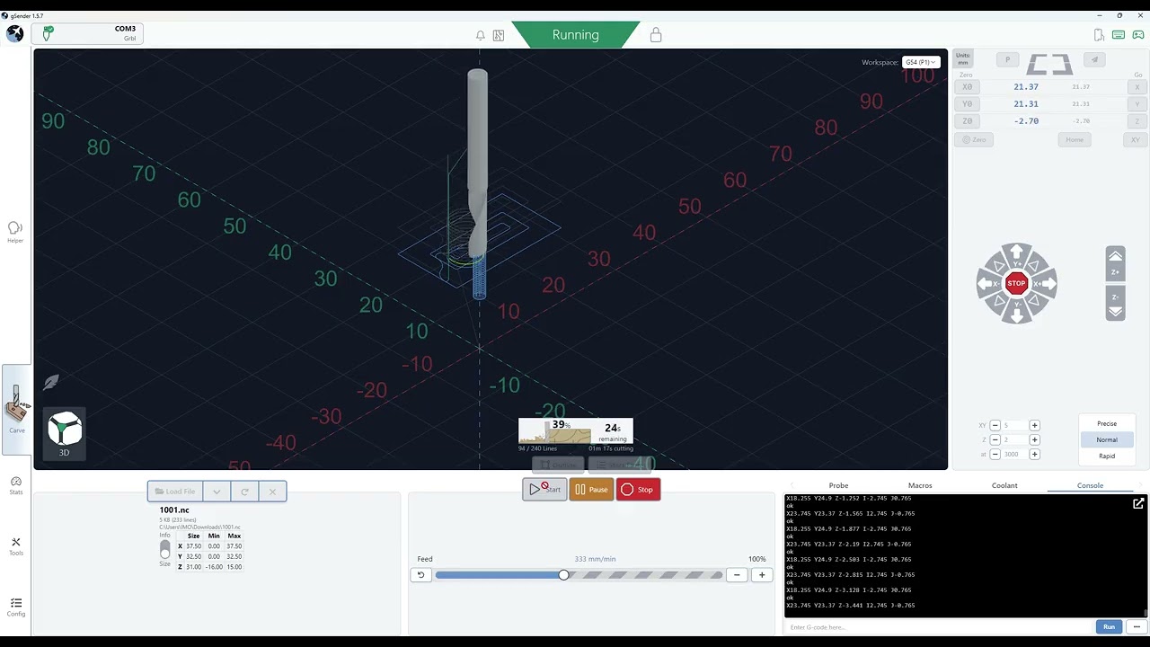 Lab 5:Assignment: Fusion 360 Integrated Tool Block [gSender]