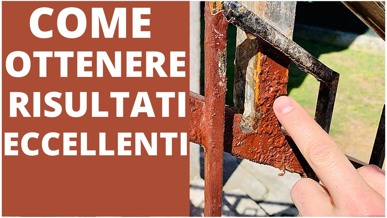 COME RIPRISTINARE UNA RINGHIERA IN FERRO- TECNICHE SEMPLICI ED ECONOMICHE