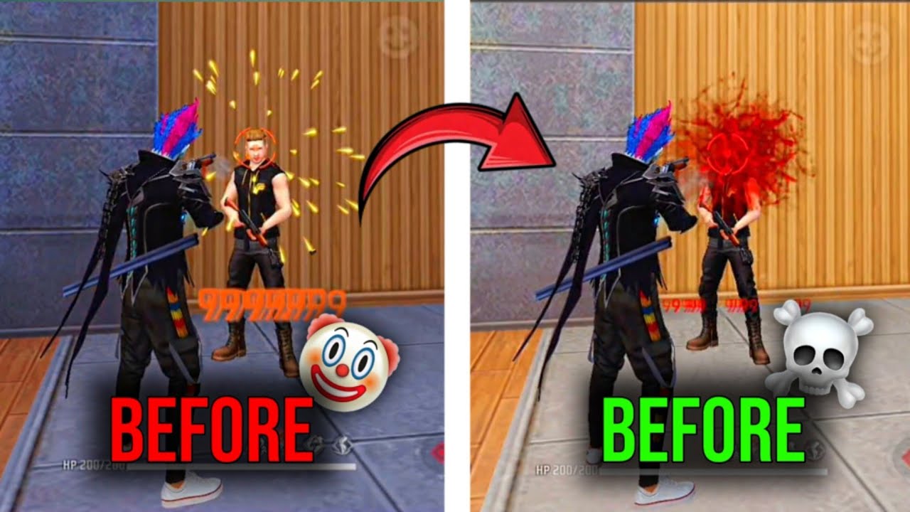 How to Change Damage Colour 🩸 in Free Fire Max | Yellow Damage Red Kasie Kare #freefire #viralvideo 