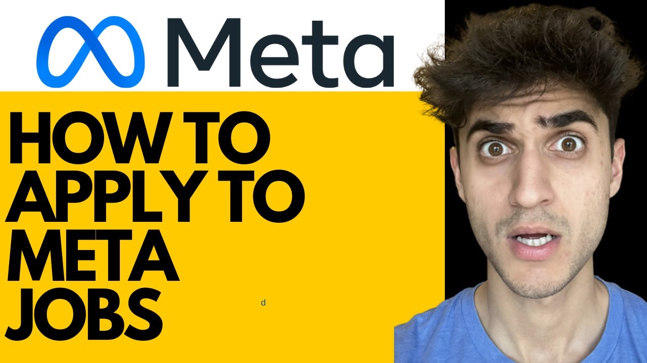 How To Apply to Jobs in Meta!