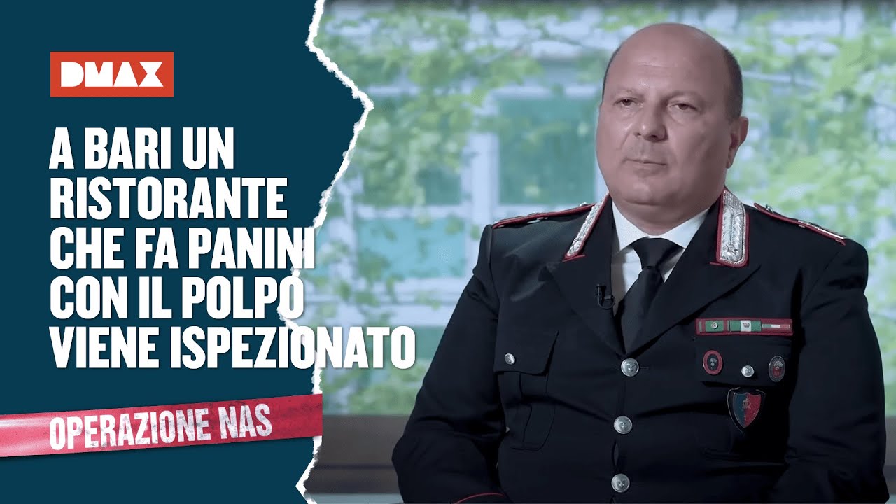 A Bari un ristorante che fa panini con il Polpo viene ispezionato | Operazione NAS