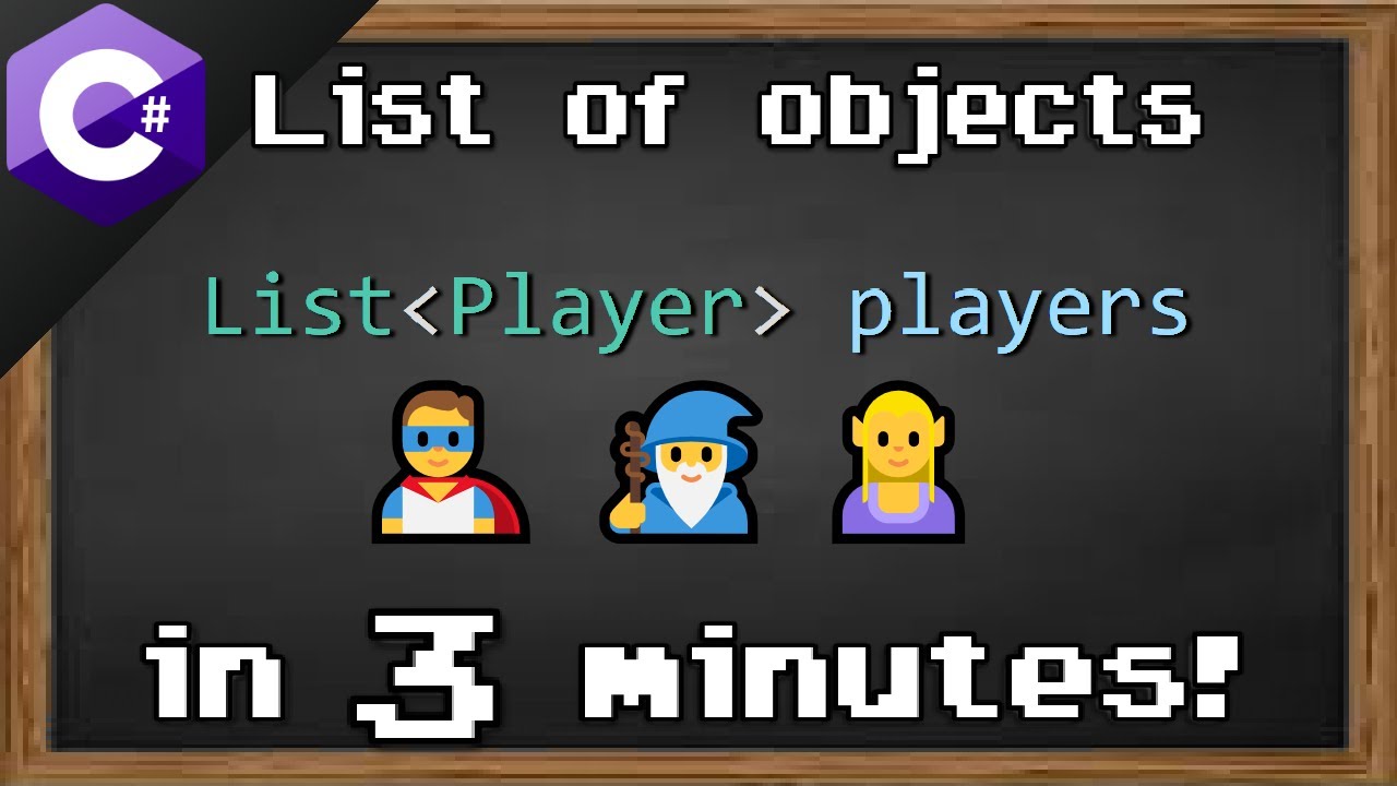 C# Список объектов 🦸‍♂️