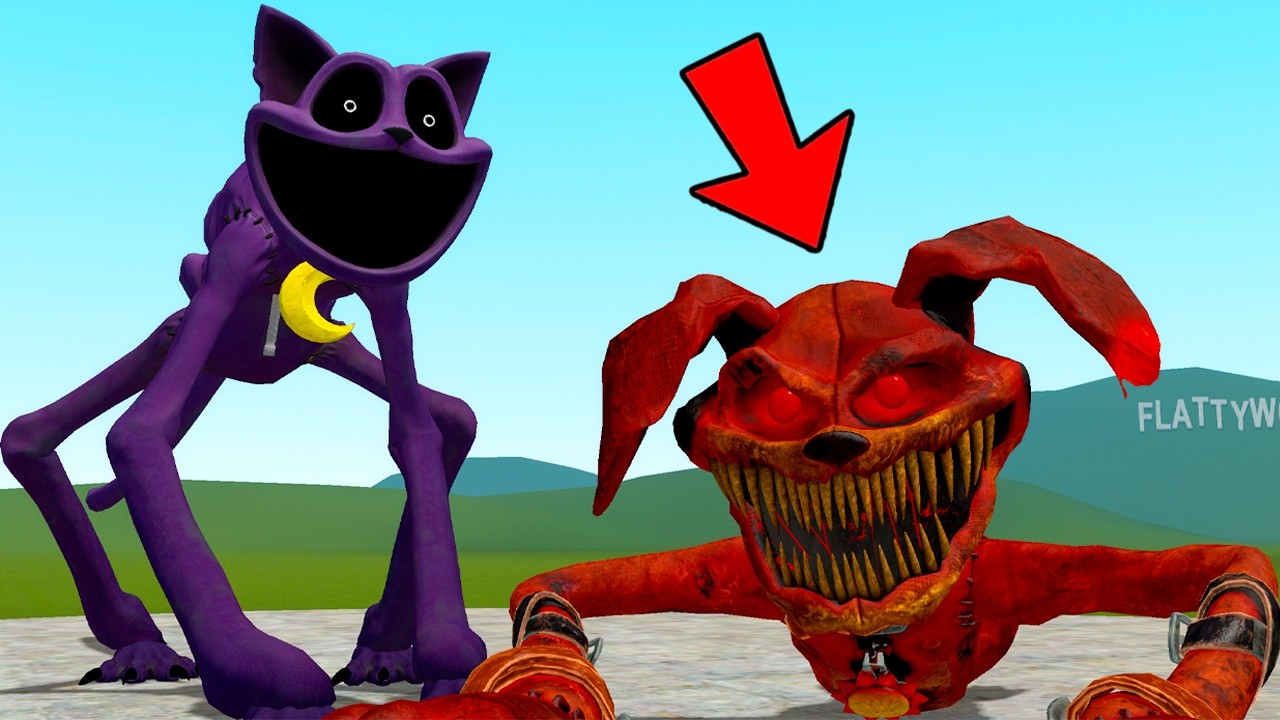 CATNAP VS NIGHTMARE DOGDAY FOR POPPY PLAYTIME! WHO IS STRONGER? - In Garry's Mod!