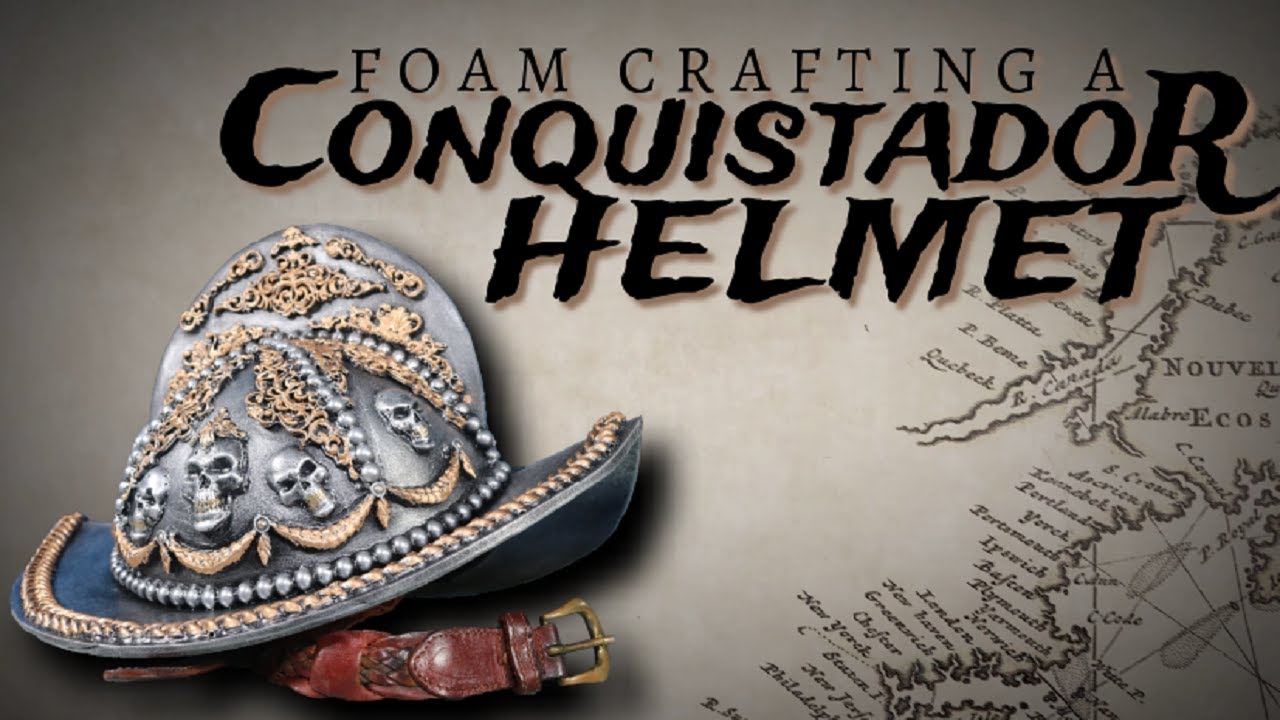 Foam Crafting A Conquistador Helmet