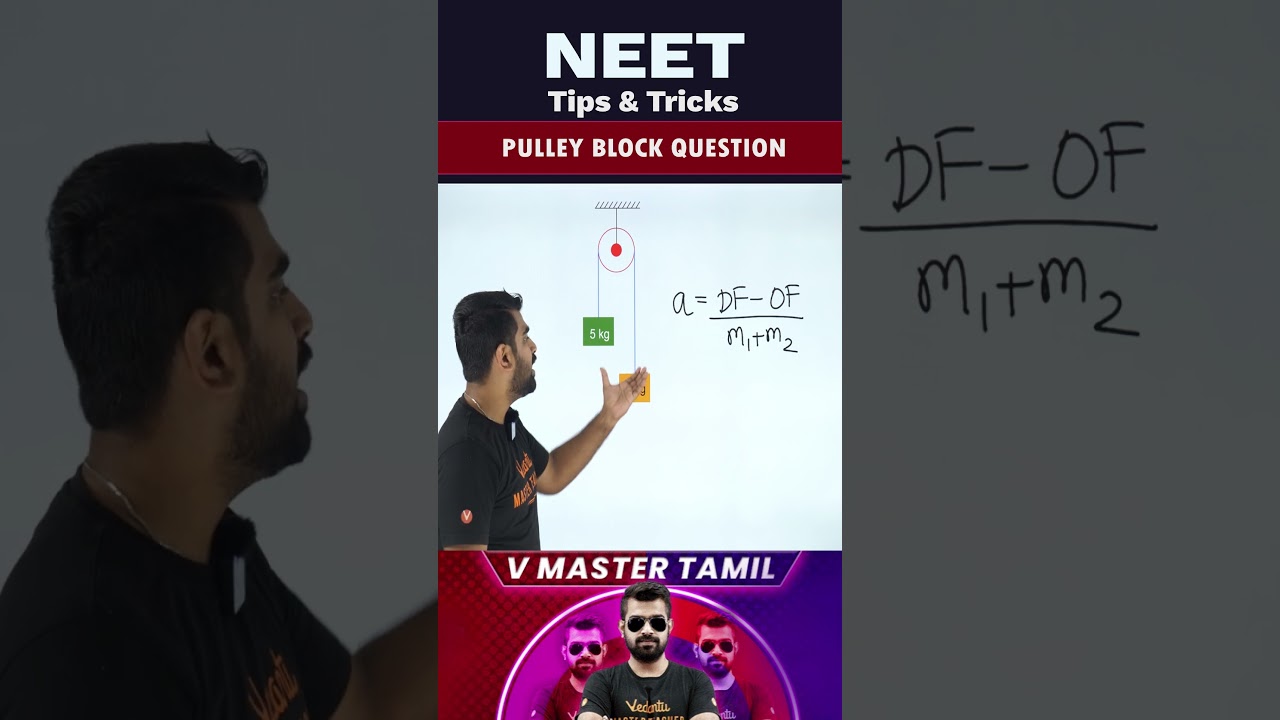Super Trick for Pulley Block Questions NEET 2024  #shimonsir #shimonsirvedantu  #tricks #neet2024