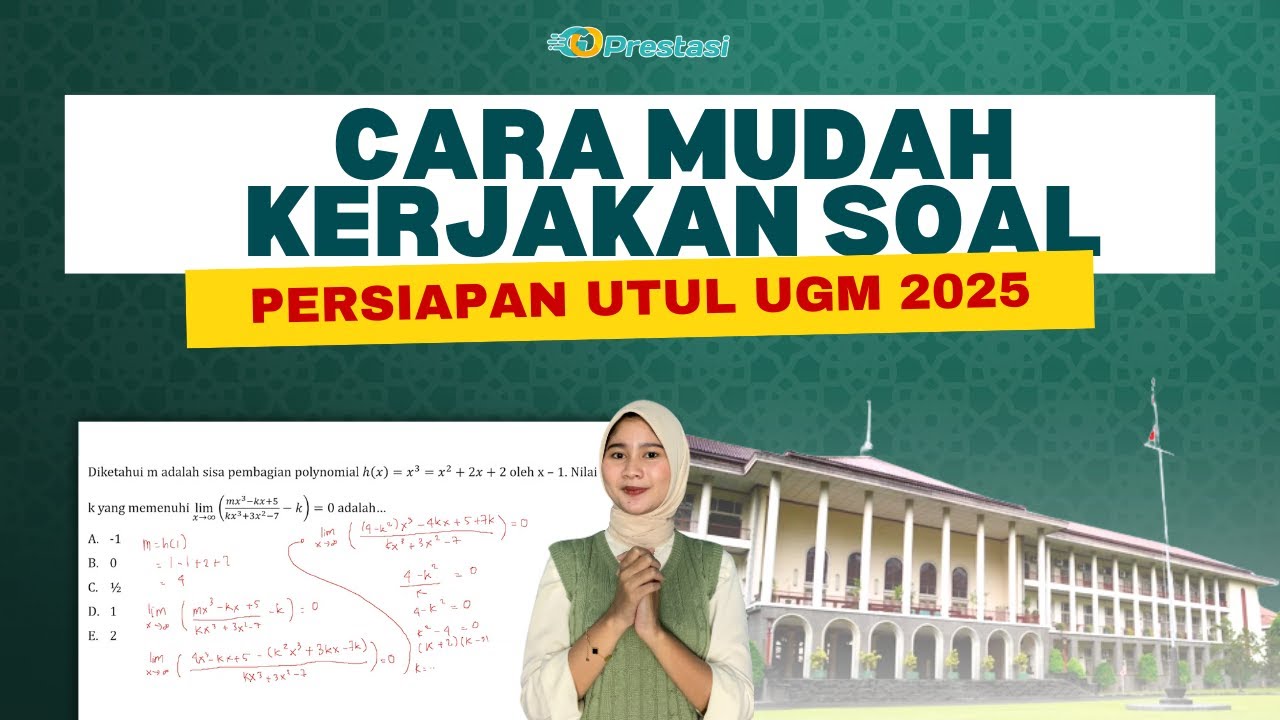 BEDAH CARA MUDAH KERJAIN SOAL UTUL UGM SAINTEK