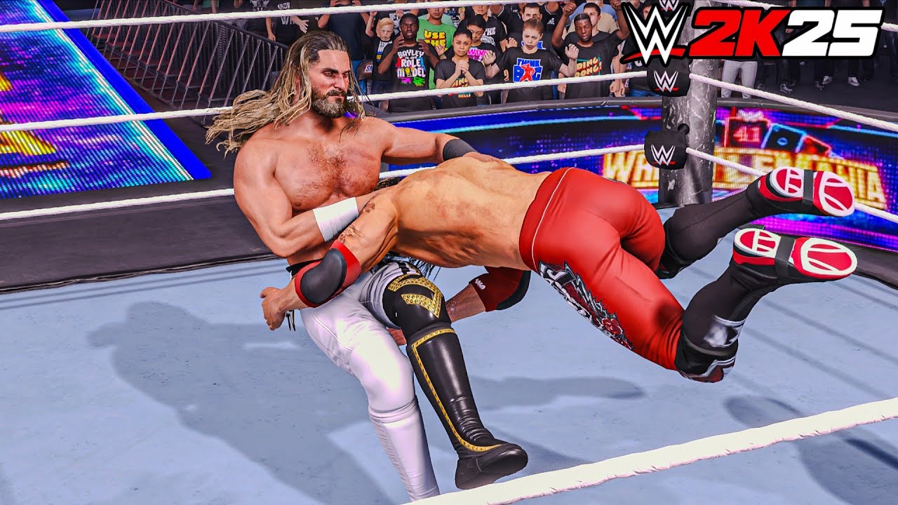 WWE 2K25 - Edge vs Seth Rollins | Full Match Wrestlemania 41 | WWE 2K25 Gameplay 