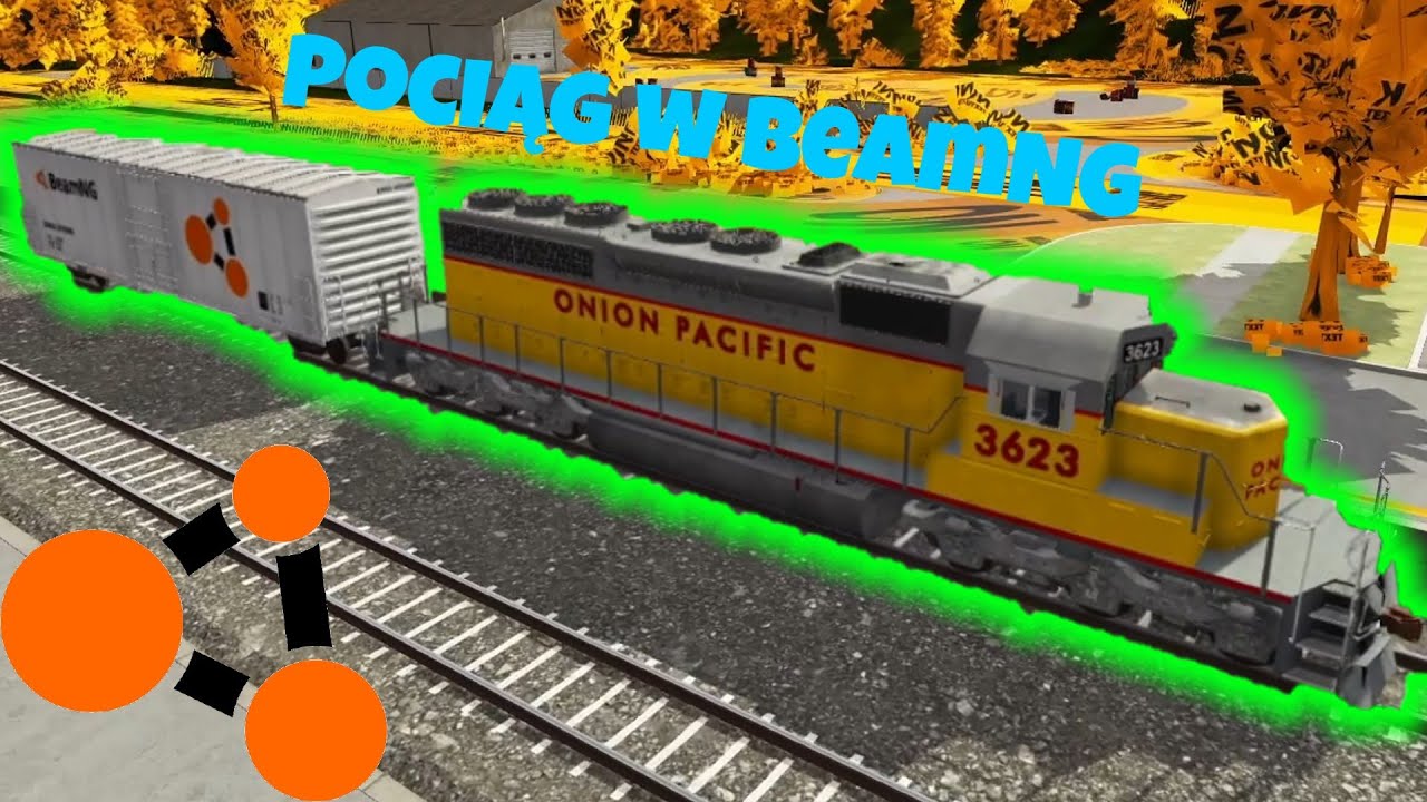 JAK JEŹDZIĆ POCIĄGIEM W BeamNG Drive | Poradnik
