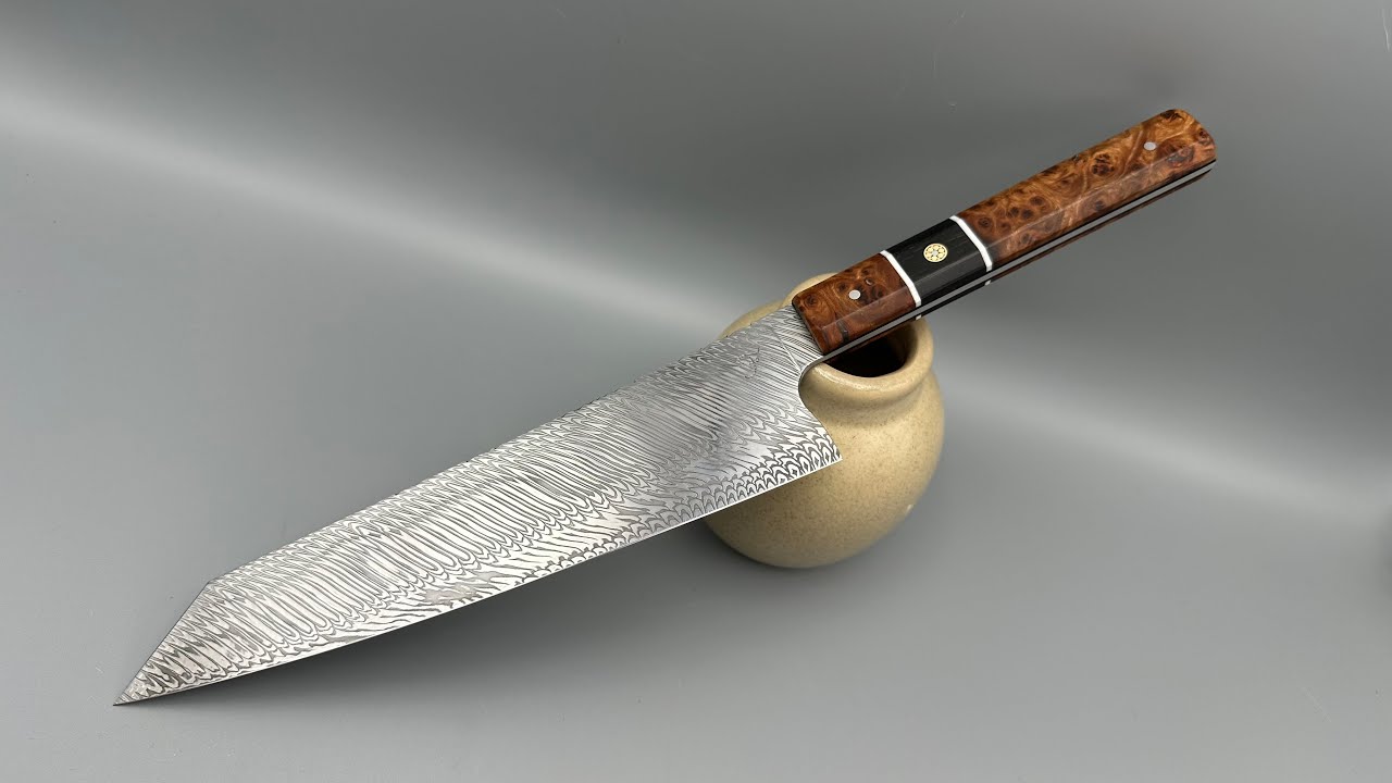 Making a Damasteel Kiritsuke
