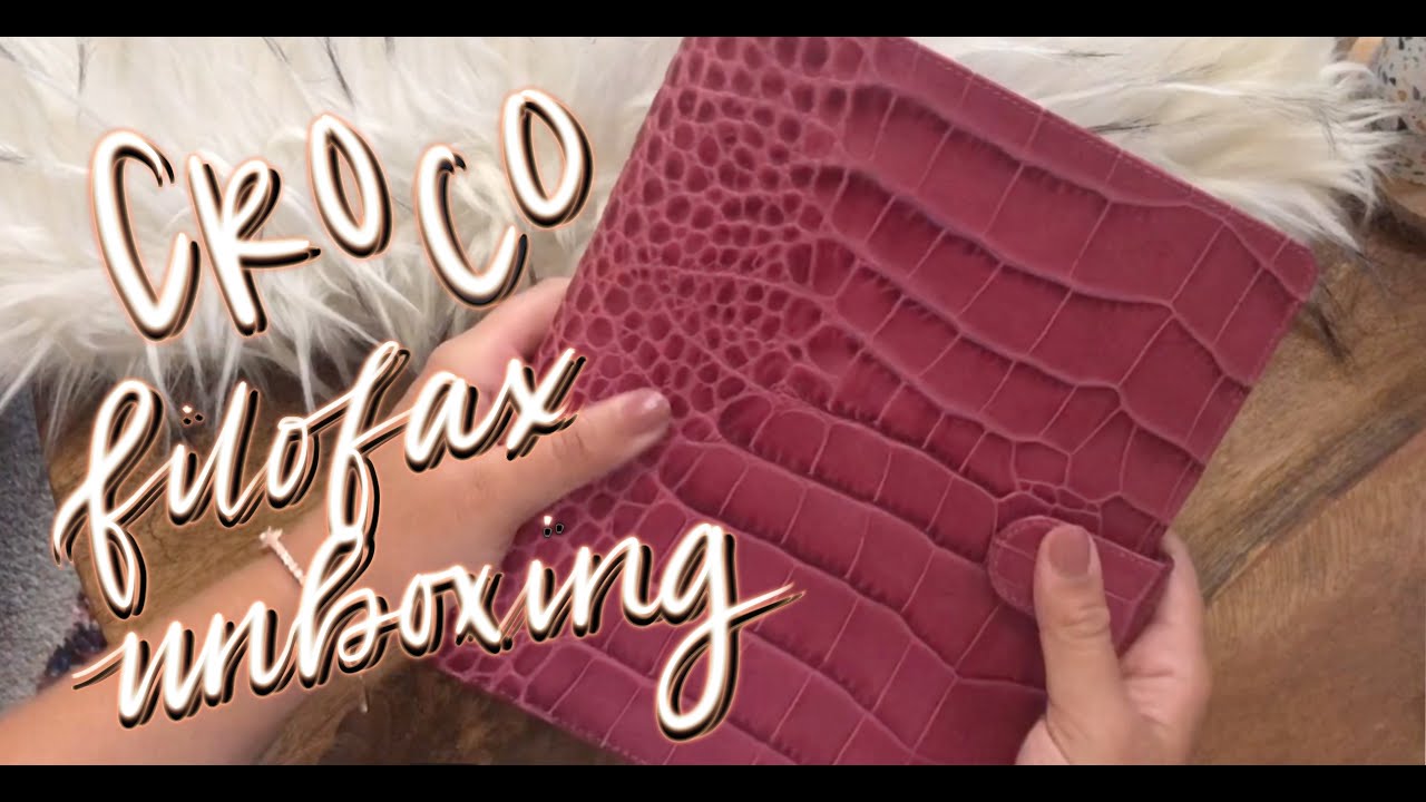 A5 Croco Filofax Unboxing and Review | ScientificallyEngineered