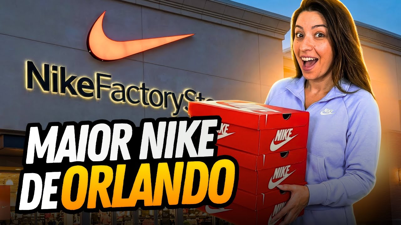 A MAIOR NIKE DE ORLANDO (COM PREÇOS) | NIKE FACTORY STORE 2026