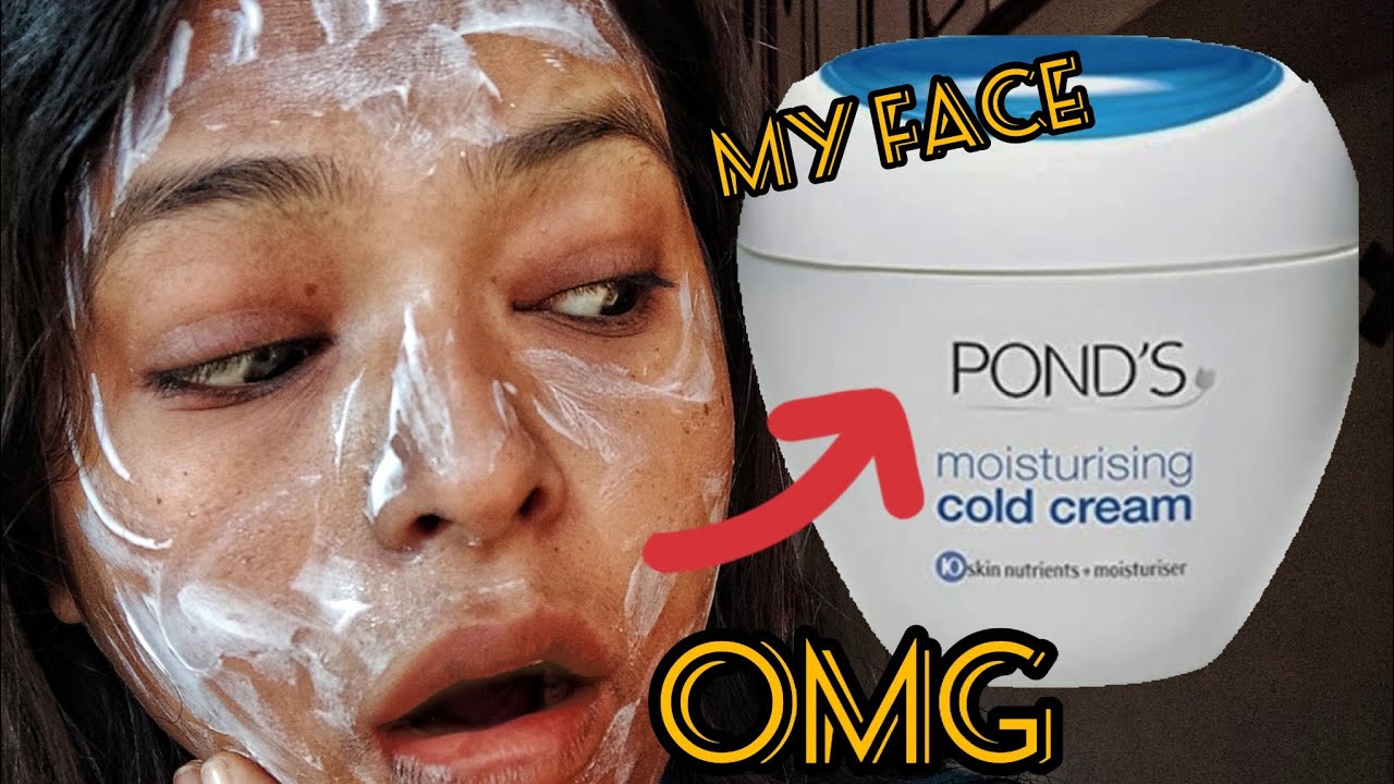 Rs.5 में स्किन Brightening | I Applied Ponds Moisturising Cold Cream For A Month | Shinny Roops