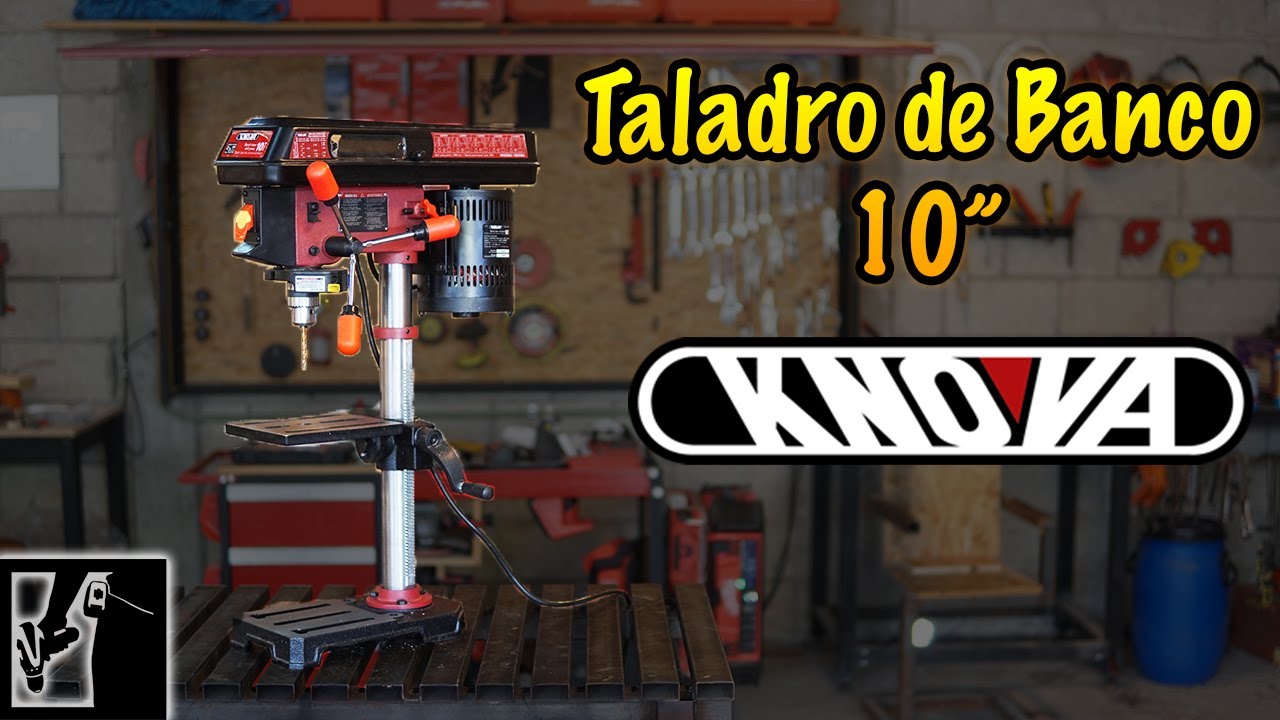 😱TALADRO LÁSER || Taladro de Banco 10" - KNOVA || 