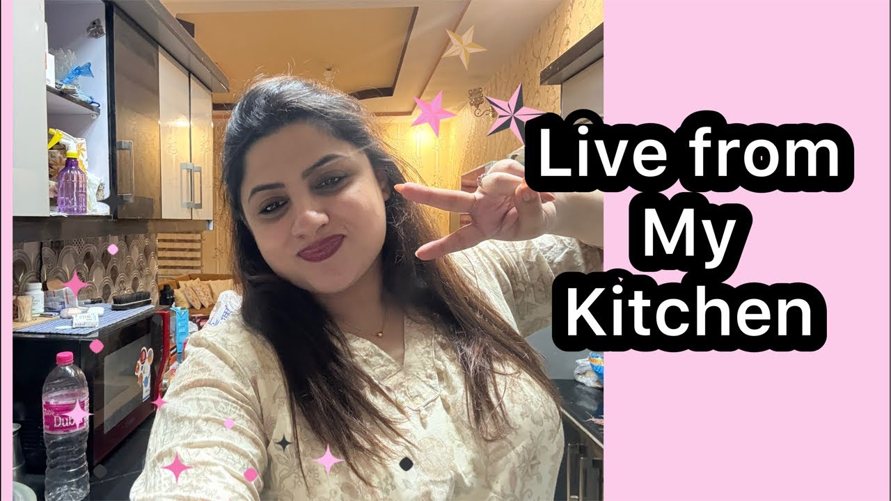 Maria Zahid  is live from her kitchen #livestream #homemaker #cleaning 