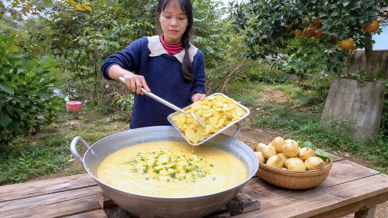 This potato soup heals my stomach like medicine! I can eat it every day!