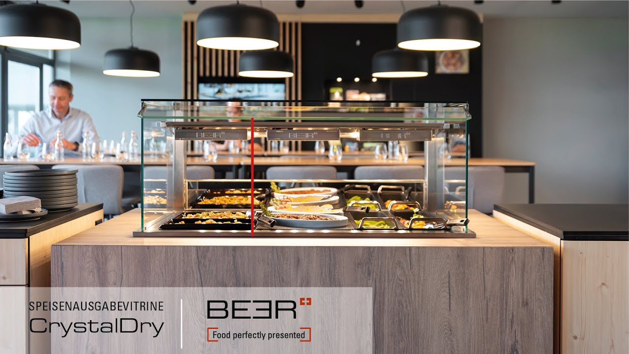 Die neue Speisenausgabevitrine Beer CrystalDry