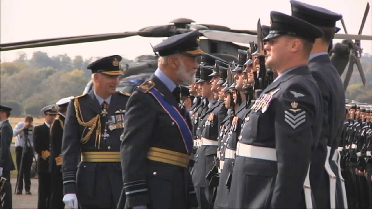 Royal Air Force Hand Over Merlin To Royal Navy