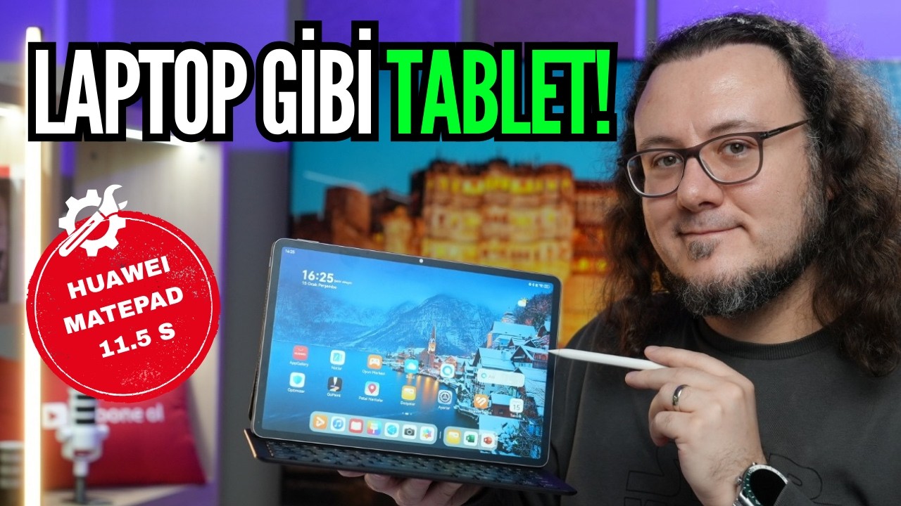 Bu Tablet Laptopu Unutturabilir! HUAWEI MatePad 11.5 S Klavye + Kalem + Tablet = PC