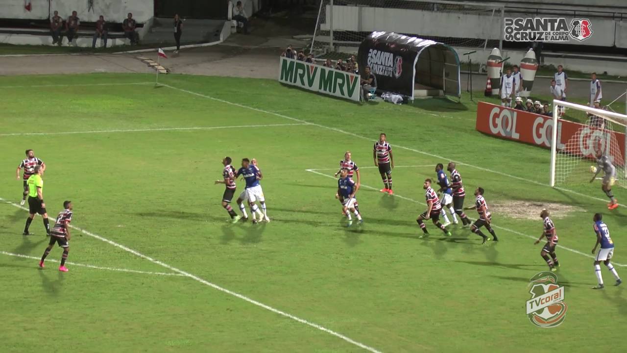 TV Coral - Santa Cruz 4x1 Cruzeiro - Série A 2016