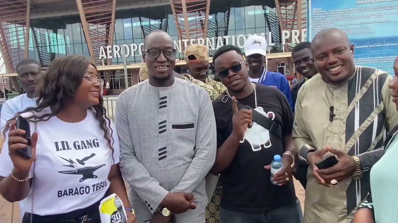 Lil gang _ Arrive à l’aéroport de Bamako senou