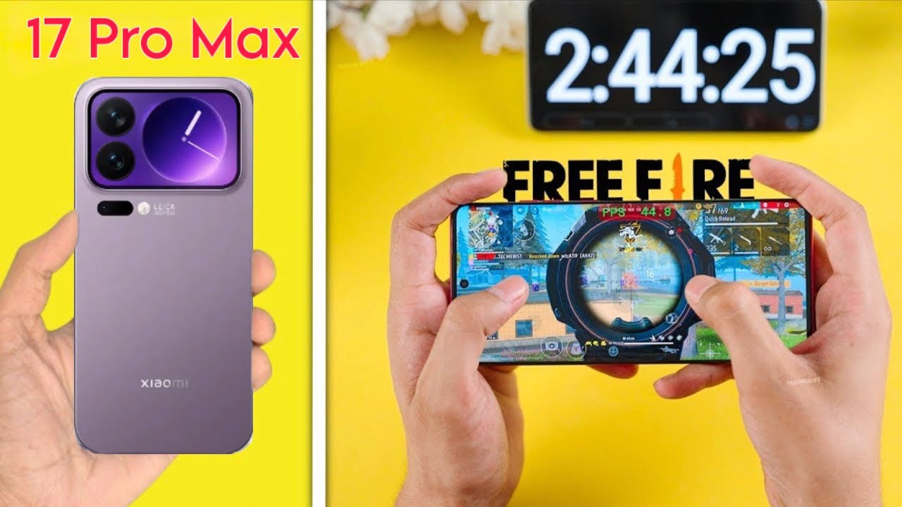 Xiaomi 17 Pro Max Free Fire Test | Xiaomi 17 Pro Max FF Gameplay | Xiaomi 17 Pro Gaming Test | 