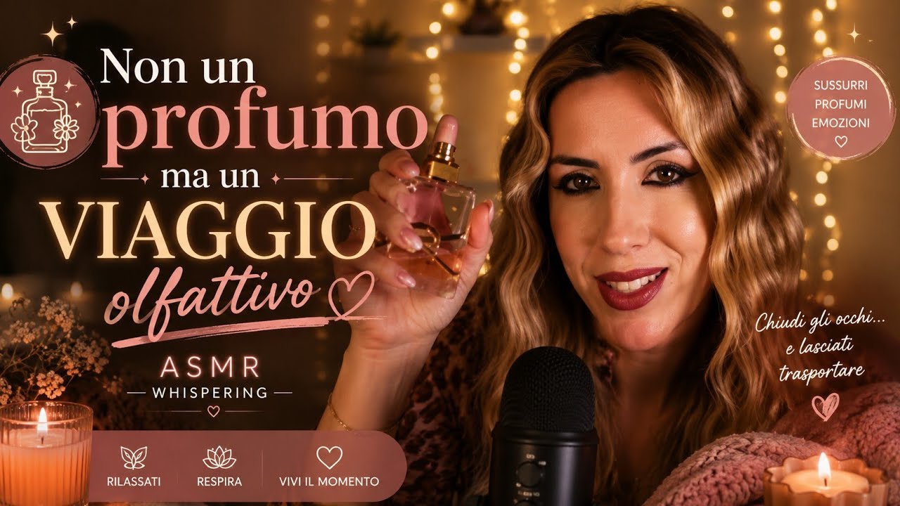 Non un profumo ma un VIAGGIO olfattivo ASMR 💖✨️ Whispering