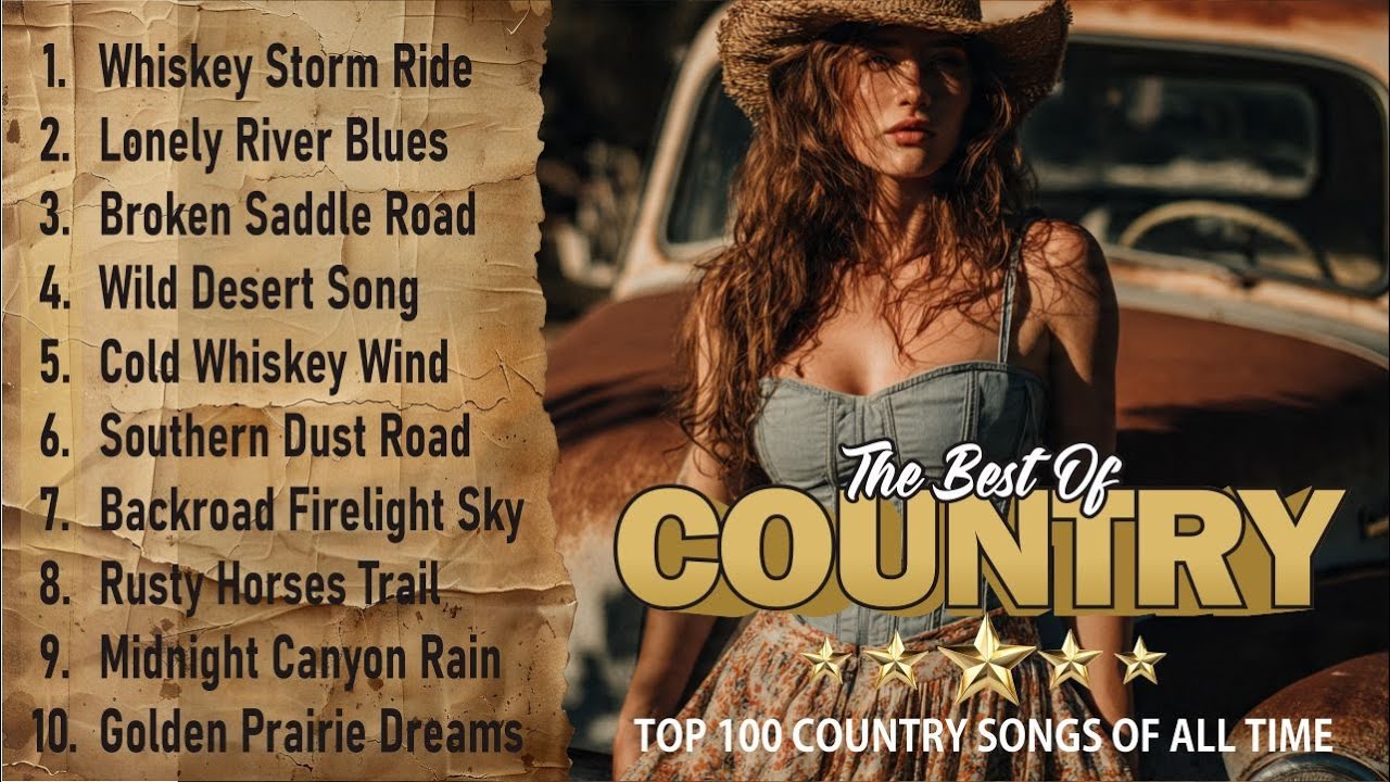 Wander Through Golden Fields with Gentle Country Guitar with lyrics