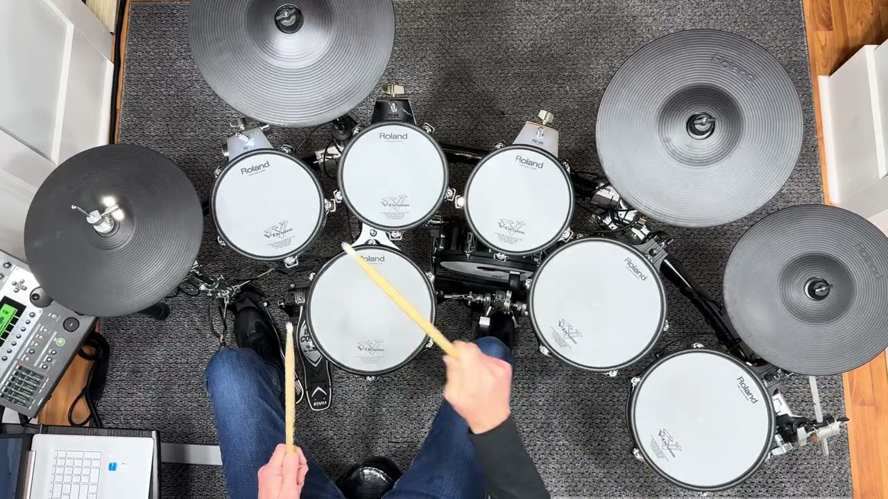 Rush Red Barchetta Drum Cover