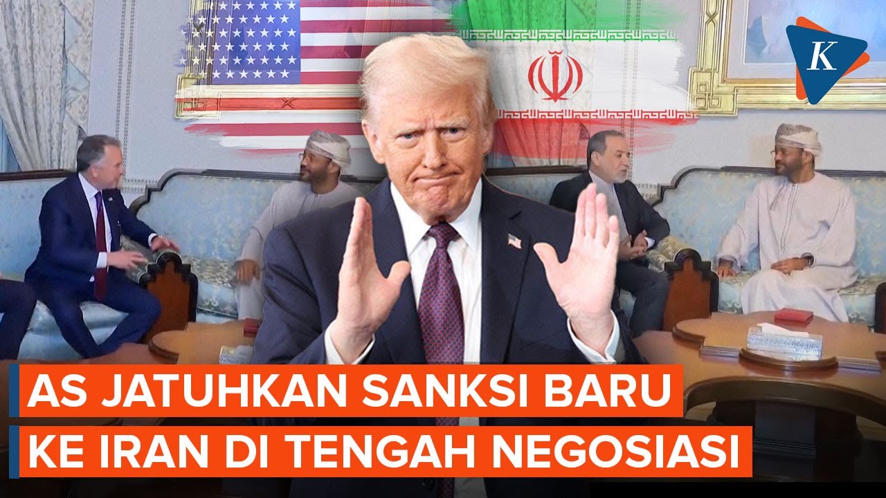 Perundingan AS-Iran Alot, Trump Jatuhkan Sanksi Baru untuk Teheran
