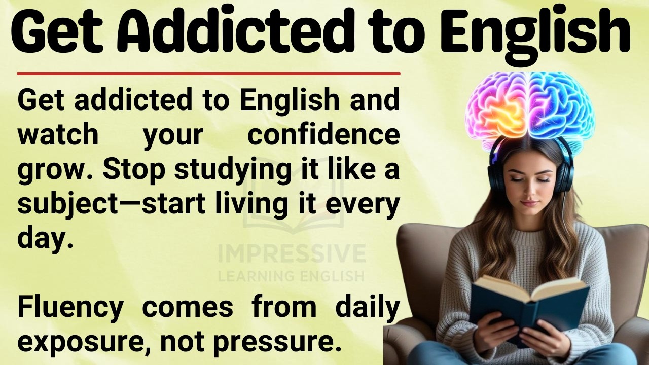 Get Addicted to English 🔥 | The Secret to Speaking Fluently & Confidently Every Day | Graded Reader✅
