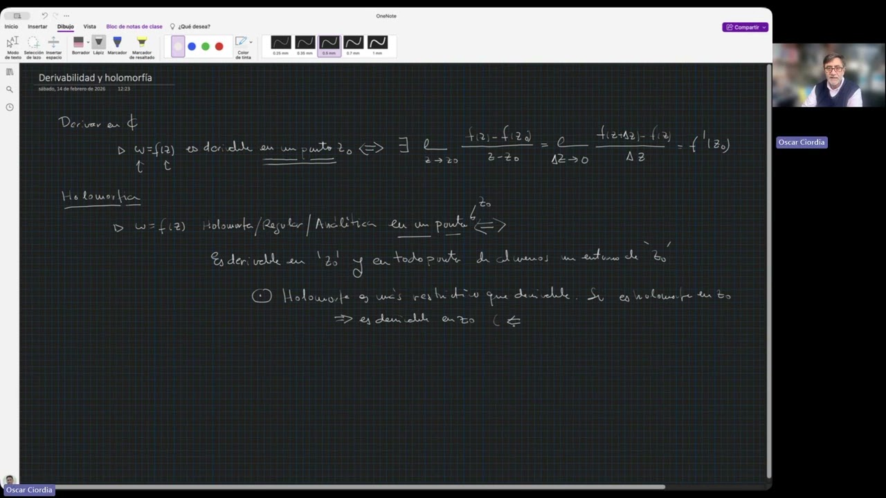 2- Derivabilidad y holomorfia