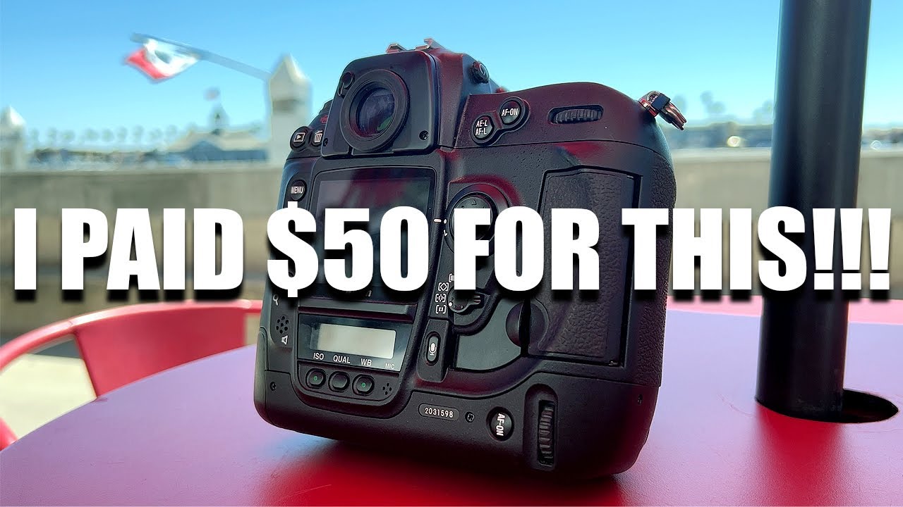 Я заплатил 50 долларов за эту камеру Nikon Pro! Посмотрите сами.