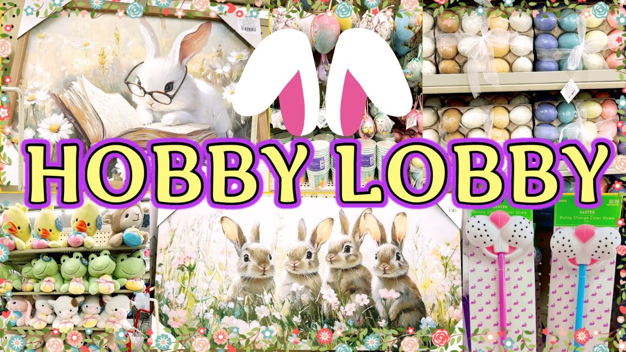 🐰 Пасха в Hobby Lobby 2026! Прекрасный декор для дома и многое другое!