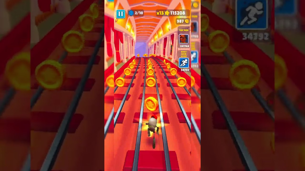 Subway Surfers Full Gameplay 🎮 |  Non-Stop | No Hacks #shorts #funny #subwaysurfers #gaming 