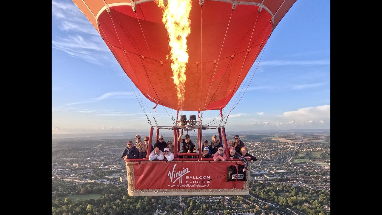 Virgin Balloon flight from Bath in England 9th September 2025