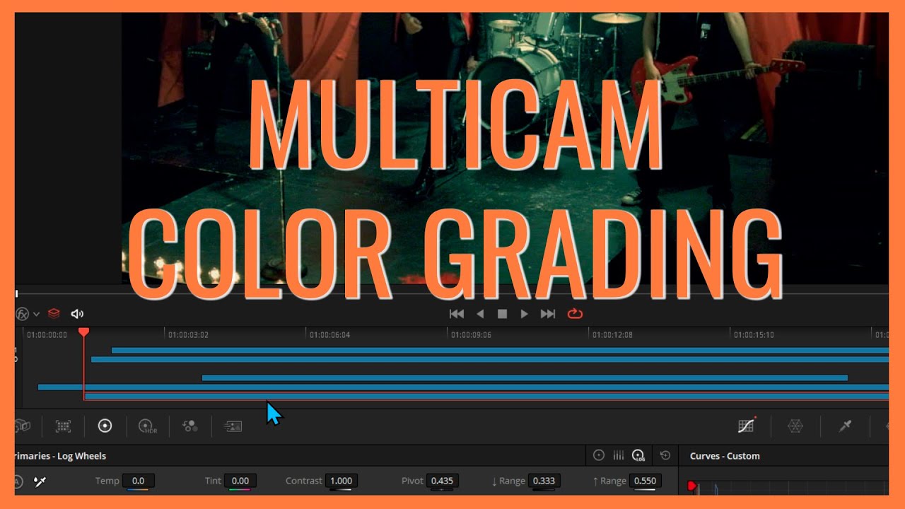 Монтаж многокамерной видеозаписи в Davinci Resolve