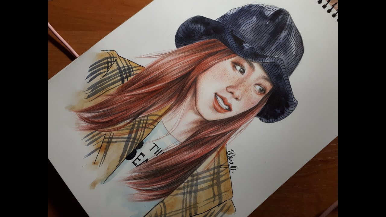 JISOO quick drawing (by Elena Martynyuk)