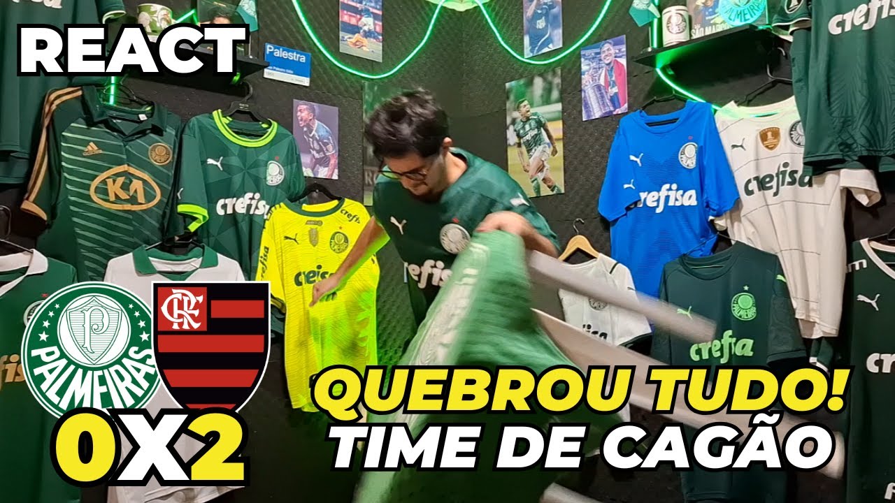 REACT PALMEIRAS 0X2 FLAMENGO | TIME DE CAGÃO & JUIZ DE M3RD4! FRALDA CHEIA HOJE | BRASILEIRÃO 2025