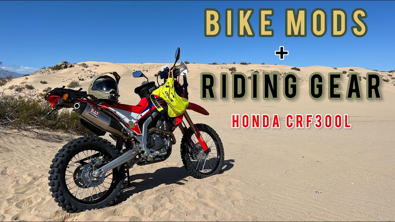 CRF300L Mods & Riding Gear | Colossal Dunes in Landers, CA