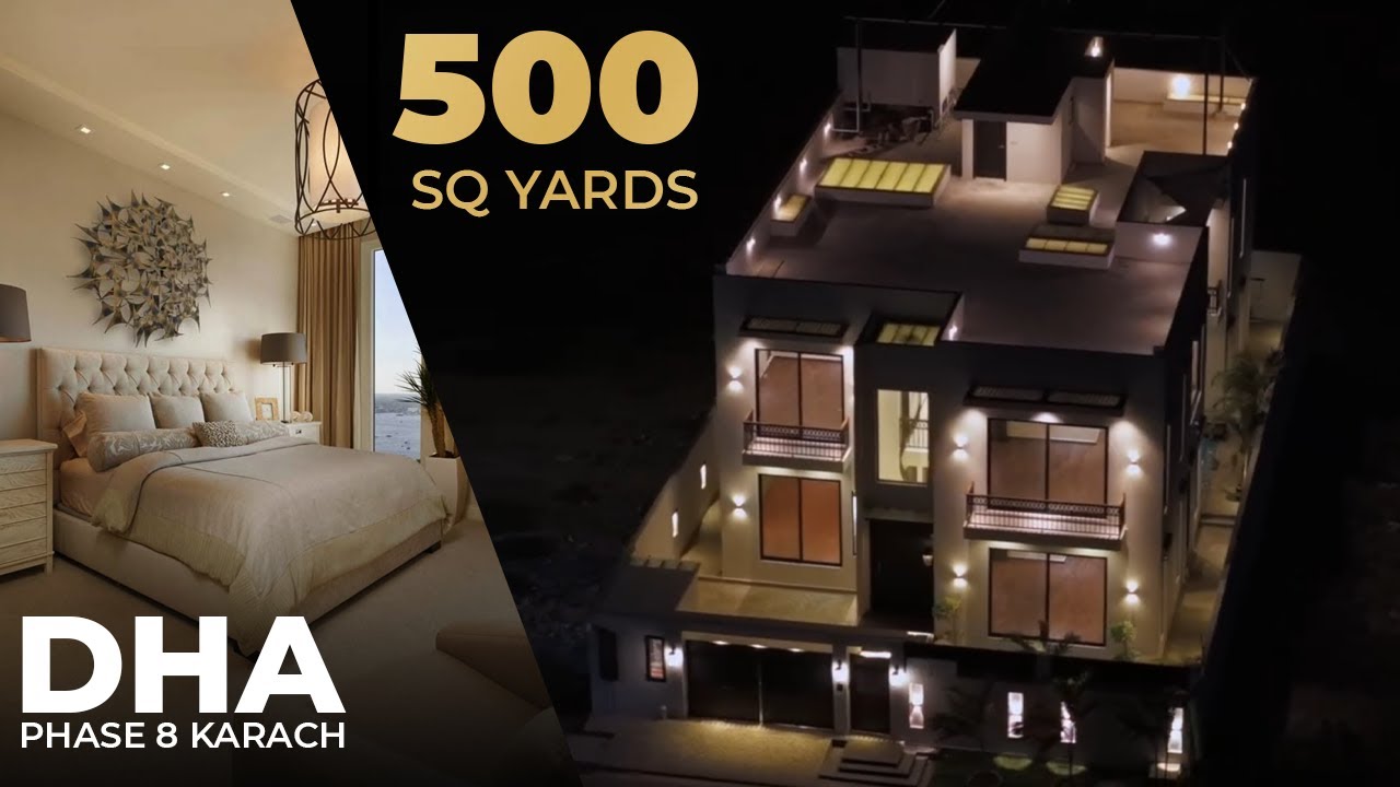 Luxury Home Tour in DHA Phase 8 Karachi | 500 Sq Yards Dream House