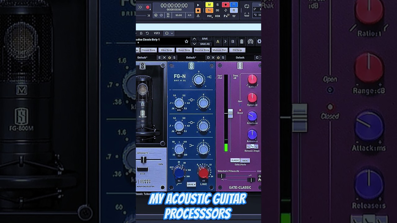 Мои процессоры для записи акустической гитары 