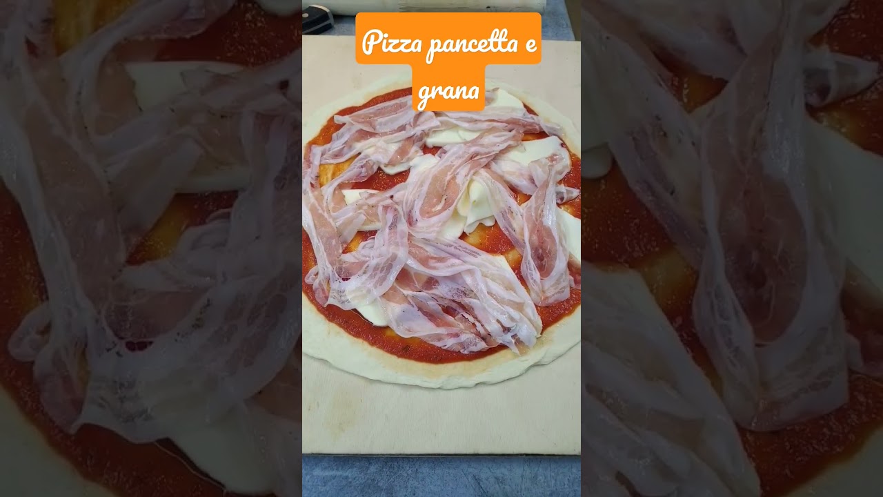 PIZZA SCROCCHIARELLA ROMANA CON PANCETTA E GRANA #food #italianfood #foodblogger #pizza #italia
